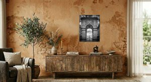 Arco de Rua Augusta - Wooden Photo Wall Art