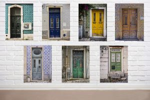 Lisbon doors pics on wood