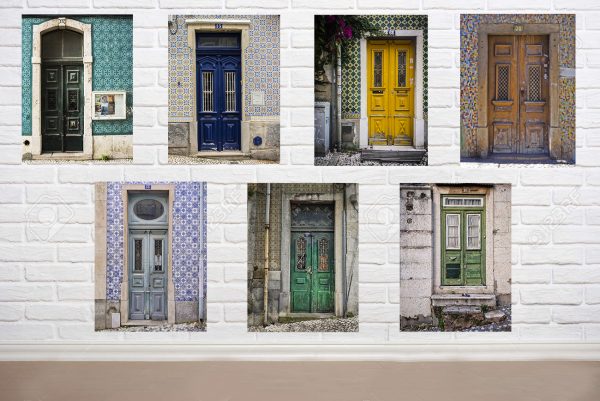 Lisbon doors pics on wood